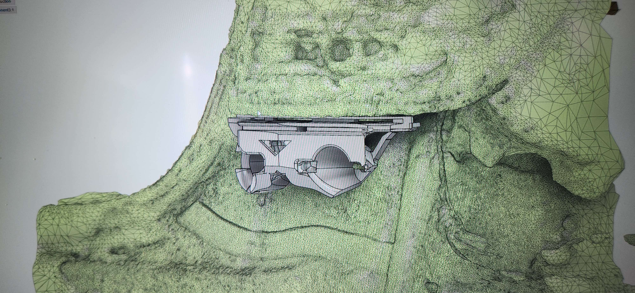 3D scanned automotive component